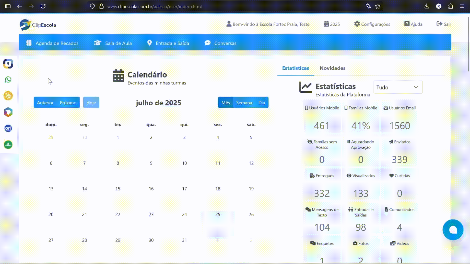 Video de como selecionar turmas